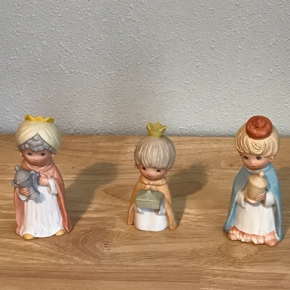 🇺🇸ALS🇺🇸 EUC Vintage Homco Children Wisemen Set - Picture 14 of 16
